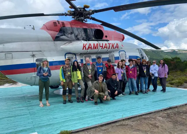 Облёт Корякского и Авачинского с Налычевскими источниками